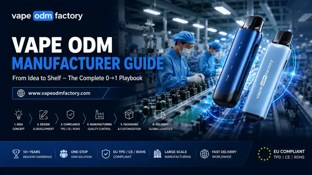 What Is a Vape ODM Manufacturer? A Complete Guide for European Brands