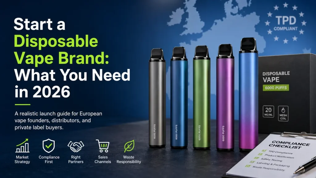 Start a Disposable Vape Brand: What You Need in 2026