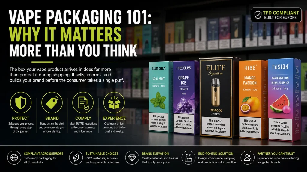 Vape Packaging 101: Why It Matters More Than You Think