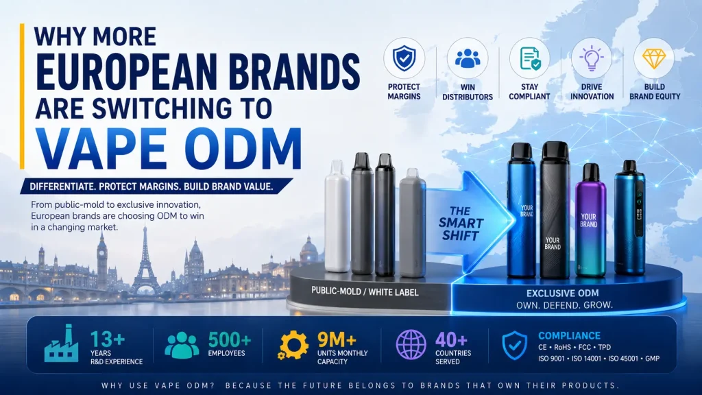 Why More European Brands Are Switching to Vape ODM