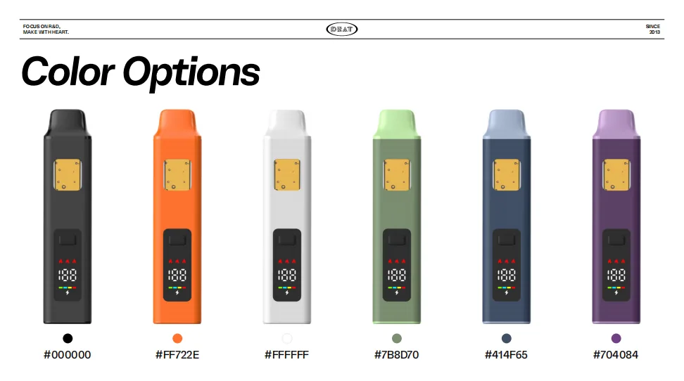 C25 CBD vape device by DZAT - C25 CBD Vape Pen - view 3