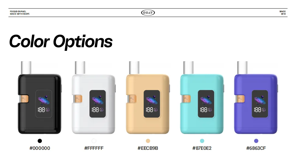 C38 CBD vape device by DZAT - C38 CBD Vape Device - view 3
