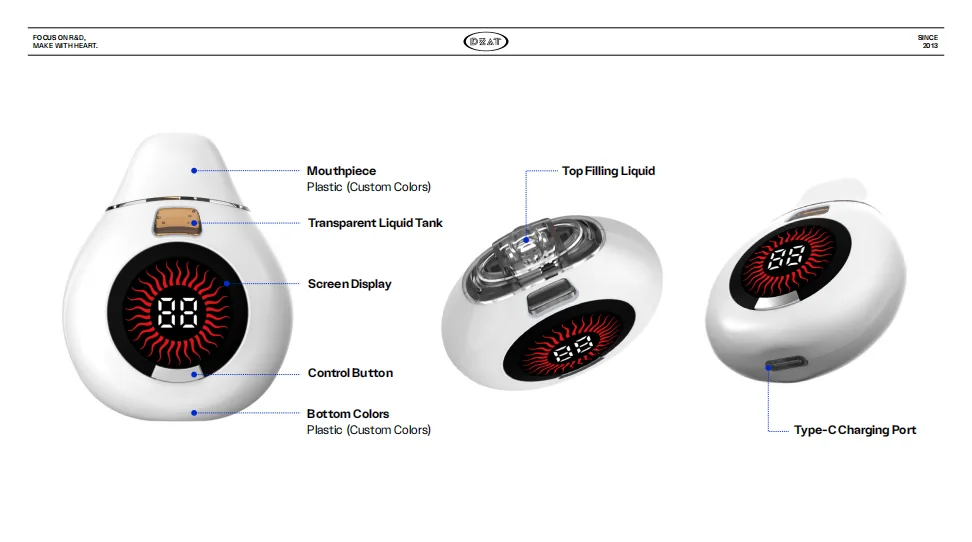 C46 CBD vape device by DZAT - C46 CBD Vape Device - view 2
