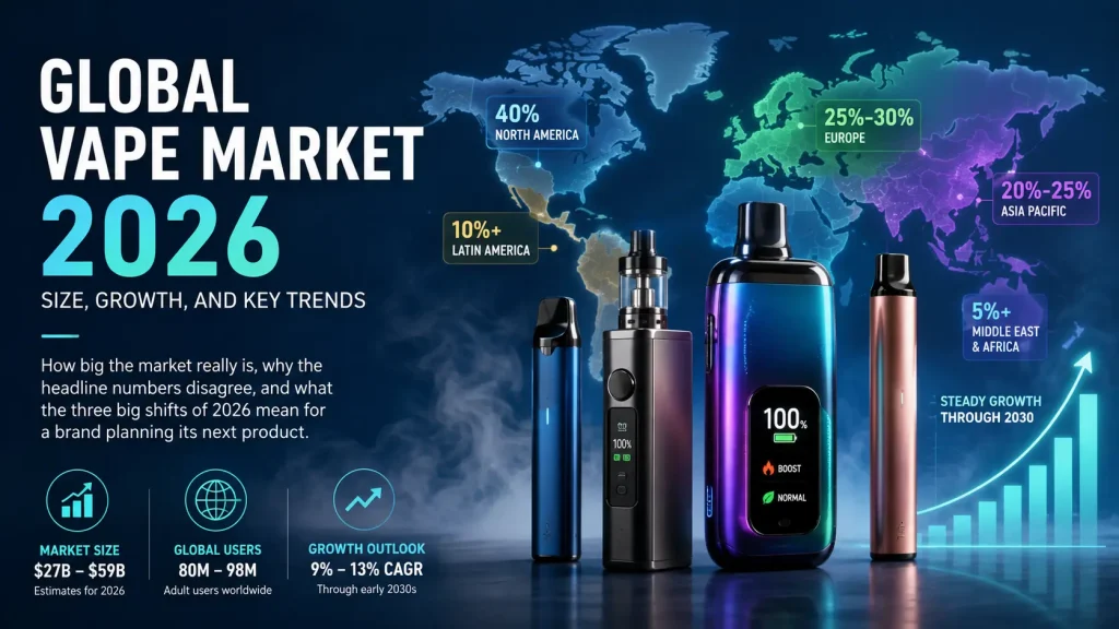 Global Vape Market 2026: Size, Growth, and Key Trends