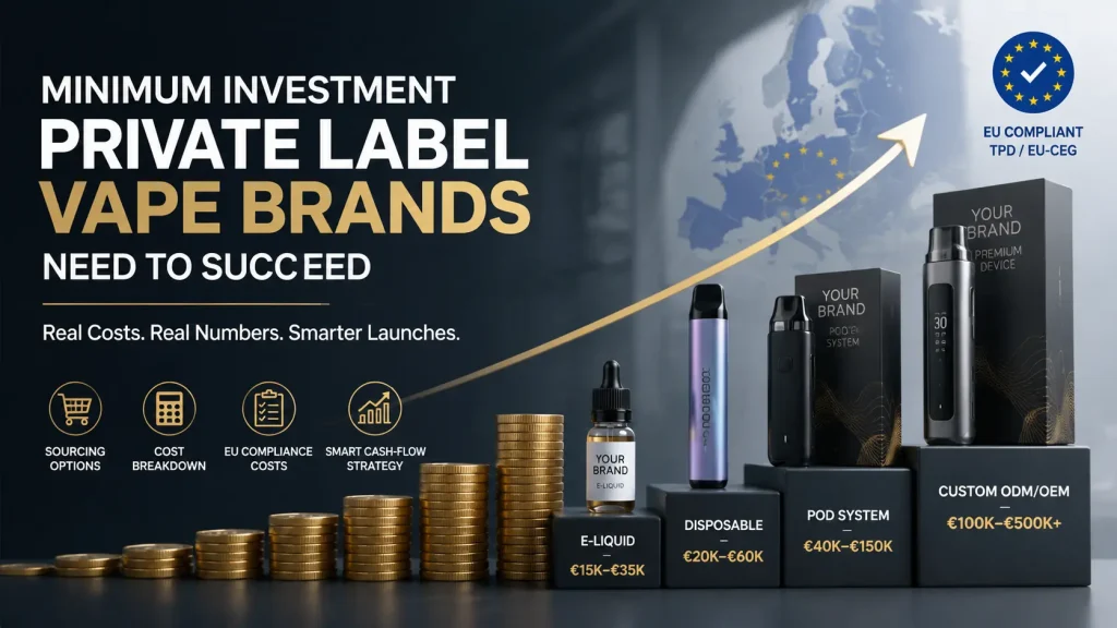 Minimum Investment to Start a Private Label Vape Line