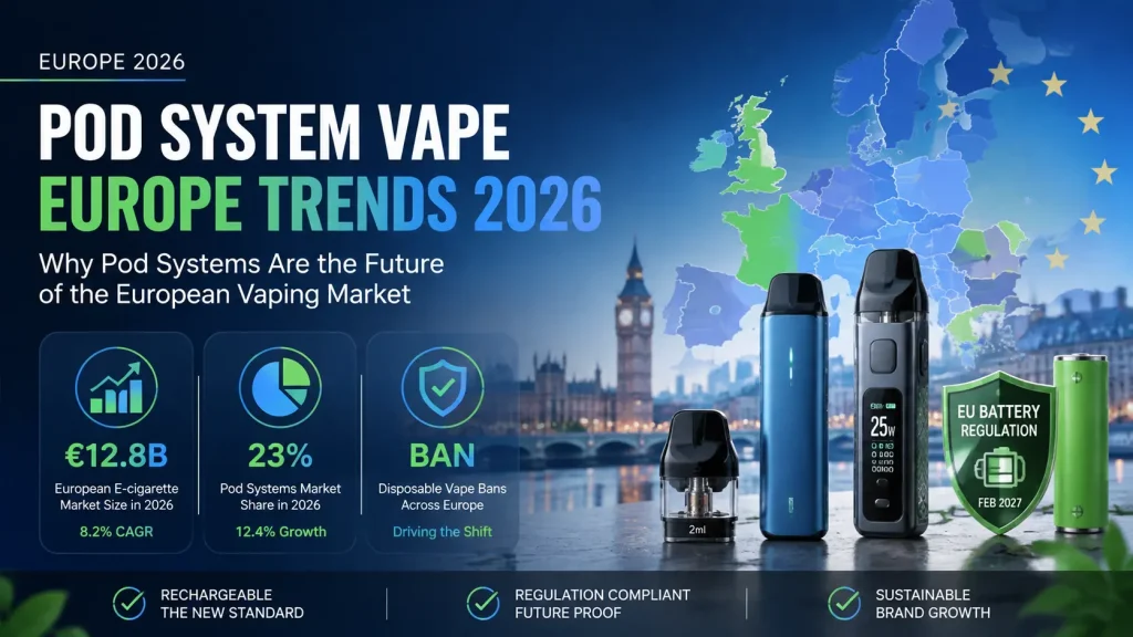 Why More European Brands Are Choosing Pod Systems in 2026