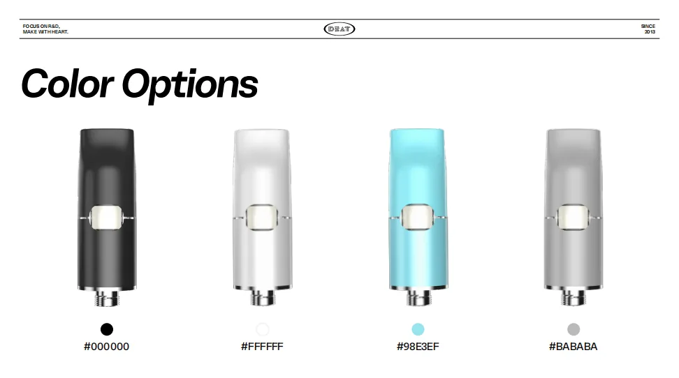 S16-2 CBD vape device by DZAT - S16-2 CBD 510 Thread Cartridge - view 3