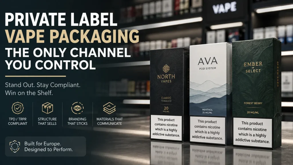 Private Label Vape Packaging: How to Stand Out on Shelves