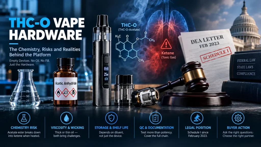 THC-O Vape Hardware: Manufacturing Considerations for Brands